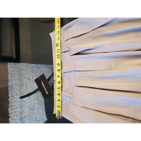 Prettylittlething Women's Gray Lined Polyester High Waisted Trouser Pant Size 6 - Picture 8 of 11